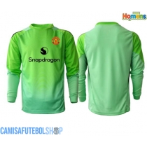 Camisa de time de futebol Manchester United Goleiro Replicas 3º Equipamento 2025-26 Manga Comprida
